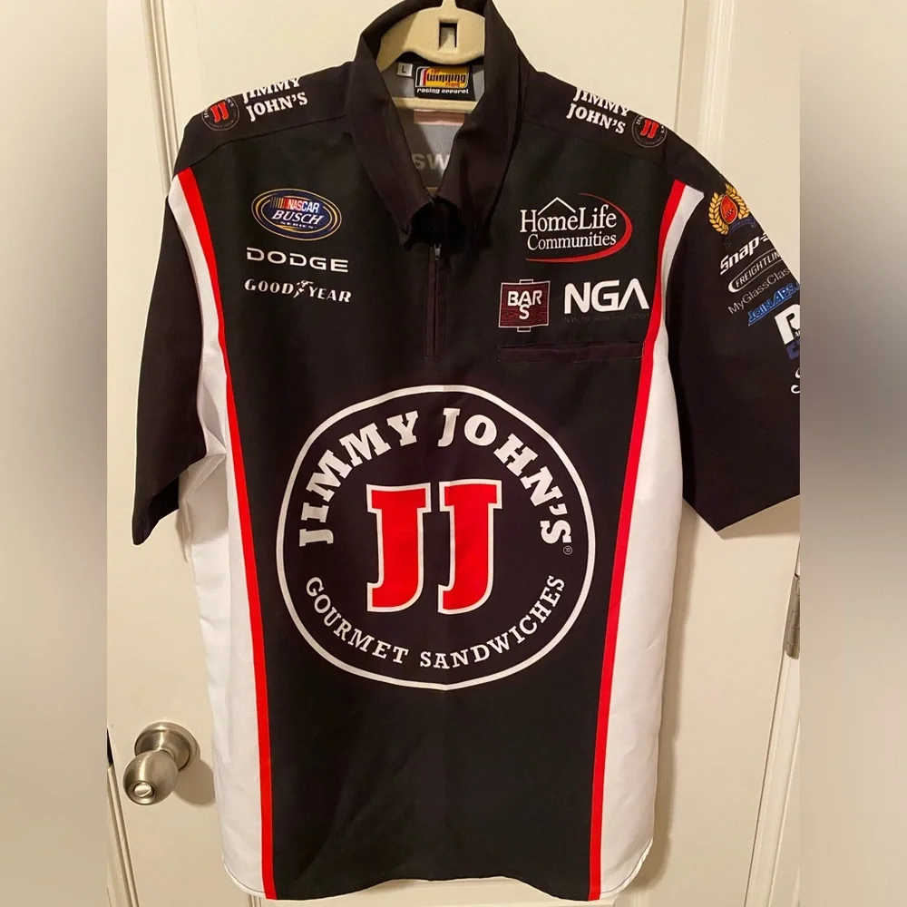 SALE!! Men's RUSTY WALLACE Racing Shirt The Winning Team Racing Apparel - Picture 1 of 8